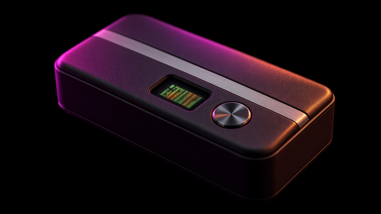 Matte black Rekovel hardware wallet